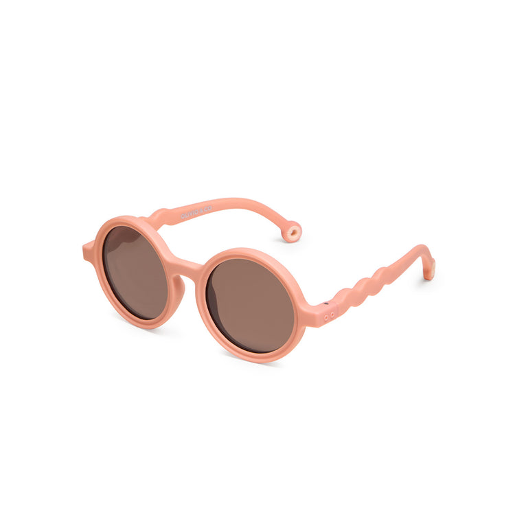 OLIVIO & CO. Παιδικά γυαλιά ηλίου στρογγυλά Breakfast Art - Fig Pink 18-36 μηνών