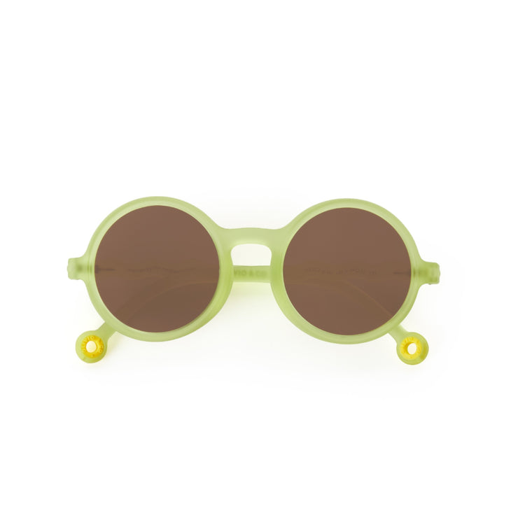 OLIVIO & CO. Junior round sunglasses Citrus Garden-Lime Green 5-12y