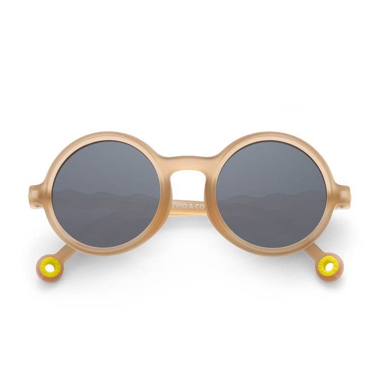 OLIVIO & CO. Παιδικά γυαλιά ηλίου στρογγυλά Classic Olivio-Sand Beige 3-5 ετών