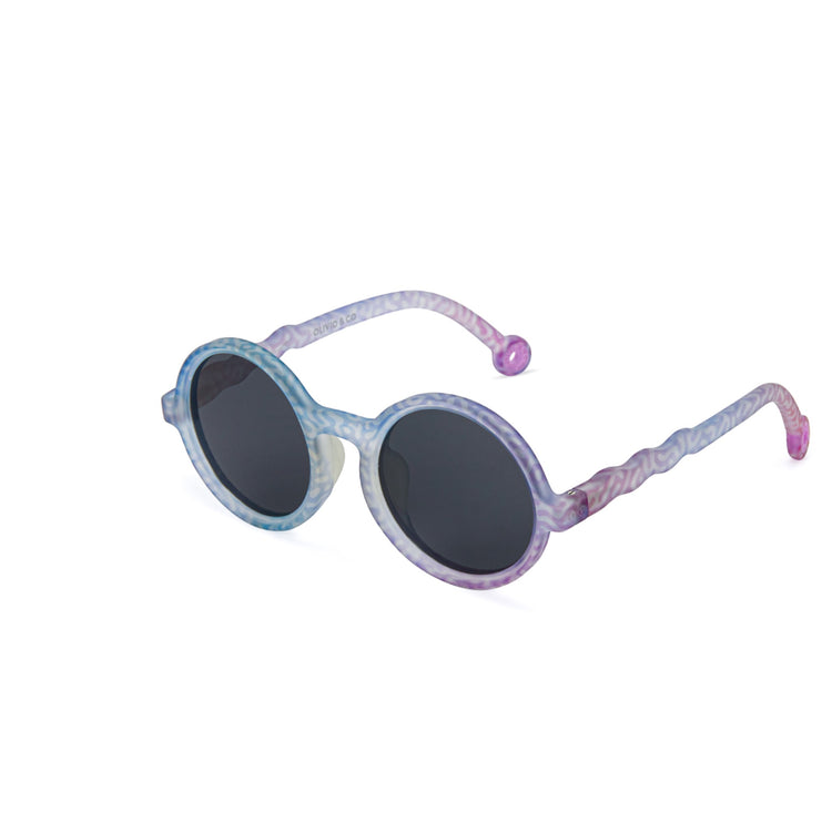 OLIVIO & CO. Kids round sunglasses Coral Reef-Coral Fantasy 3-5y