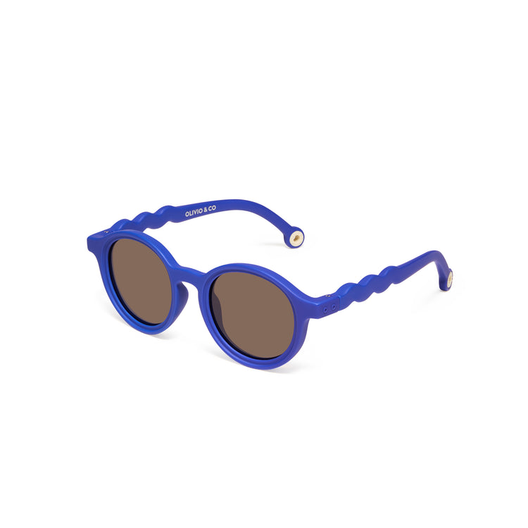 OLIVIO & CO. Toddler Oval Sunglasses Breakfast Art-Midnight Berry 18-36m