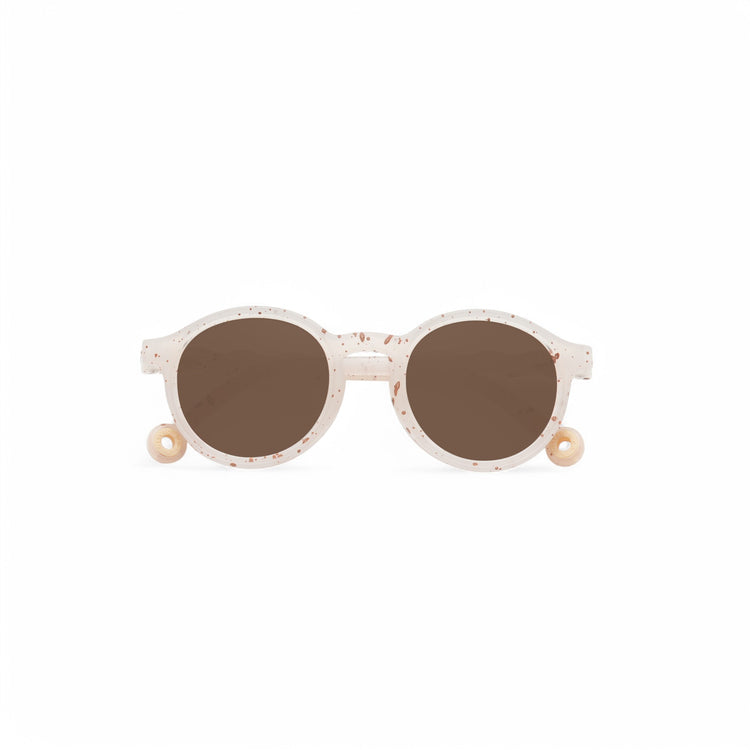 OLIVIO & CO. Kids oval sunglasses Gelato Summer - Vanilla Brownie 3-5y