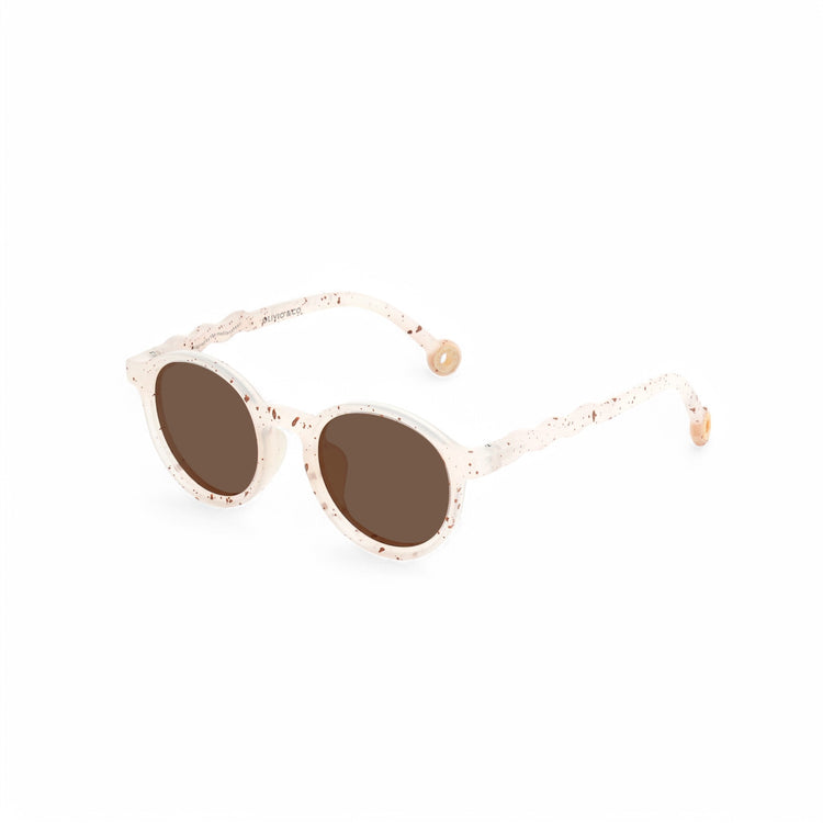 OLIVIO & CO. Kids oval sunglasses Gelato Summer - Vanilla Brownie 3-5y
