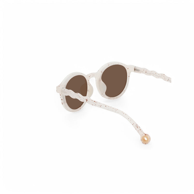 OLIVIO & CO. Kids oval sunglasses Gelato Summer - Vanilla Brownie 3-5y
