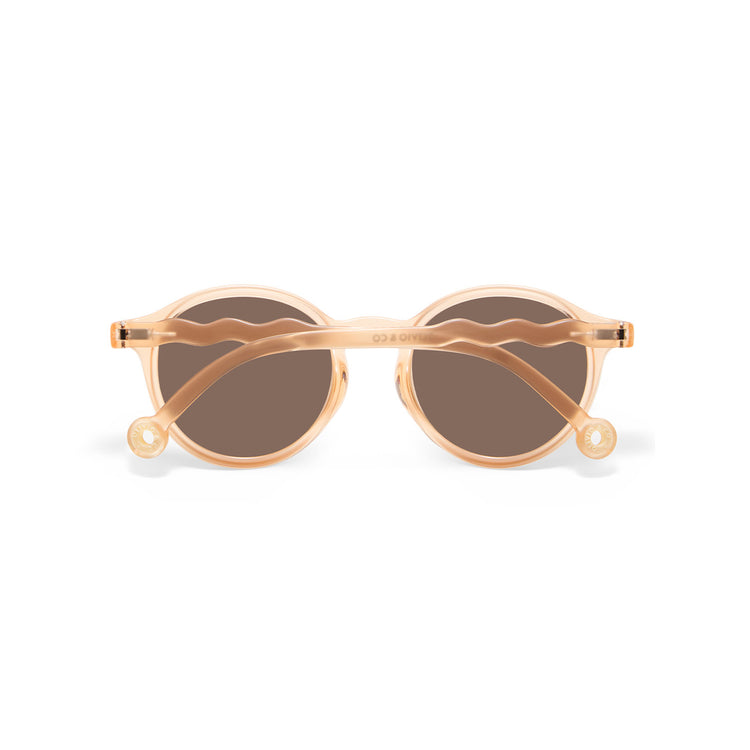 OLIVIO & CO. Kids Oval Sunglasses Breakfast Art-Apricot 3-5Y