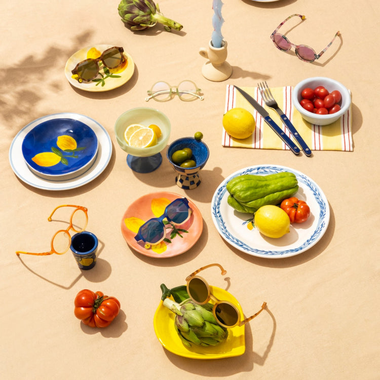 OLIVIO & CO. Παιδικά γυαλιά ηλίου οβάλ Breakfast Art - Fig Pink 3-5 ετών
