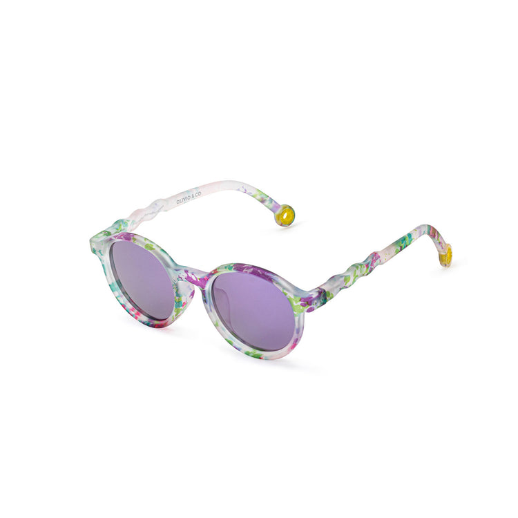 OLIVIO & CO. Kids Oval Sunglasses Classic Olivio-Wild Flower 3-5Y