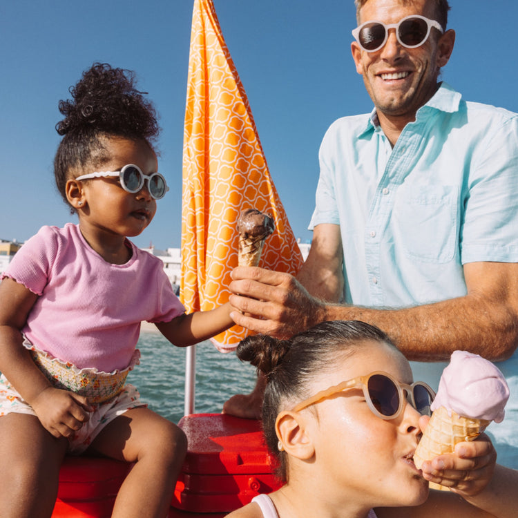 OLIVIO & CO. Junior oval sunglasses Gelato Summer - Waffle Special 5-12y