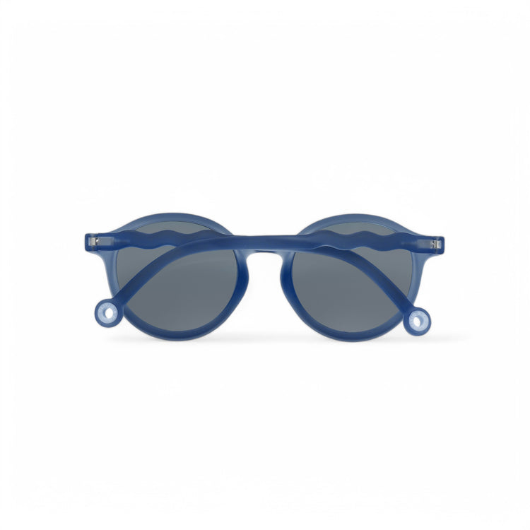 OLIVIO & CO. Junior oval sunglasses Seaside Stripes - Navy Blue 5-12y