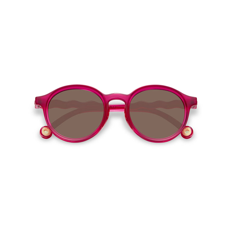 OLIVIO & CO. Junior Oval Sunglasses Breakfast Art-Raspberry 5-12Y