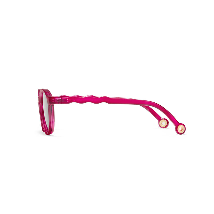 OLIVIO & CO. Junior Oval Sunglasses Breakfast Art-Raspberry 5-12Y