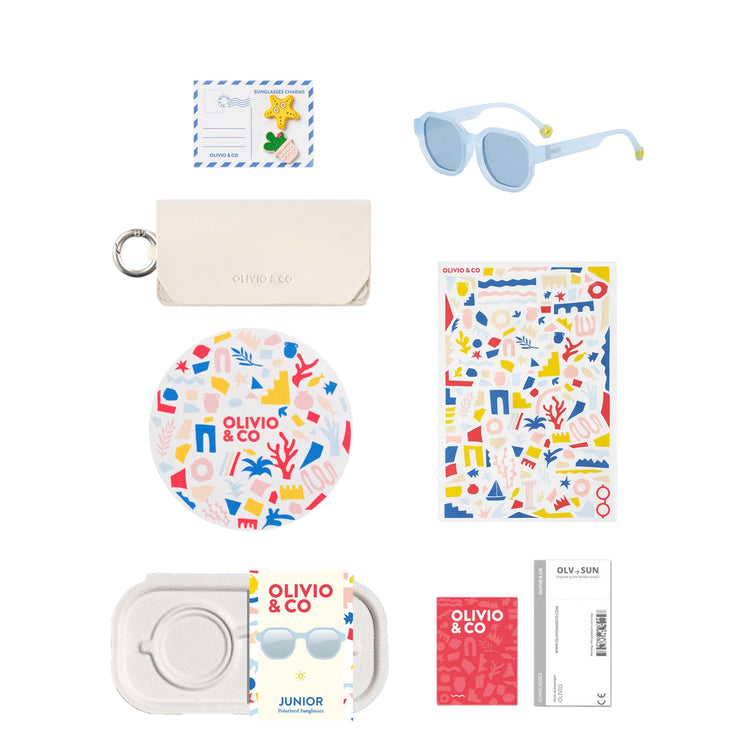 OLIVIO & CO. Junior creative Edition D sunglasses Sky Blue 5-12y