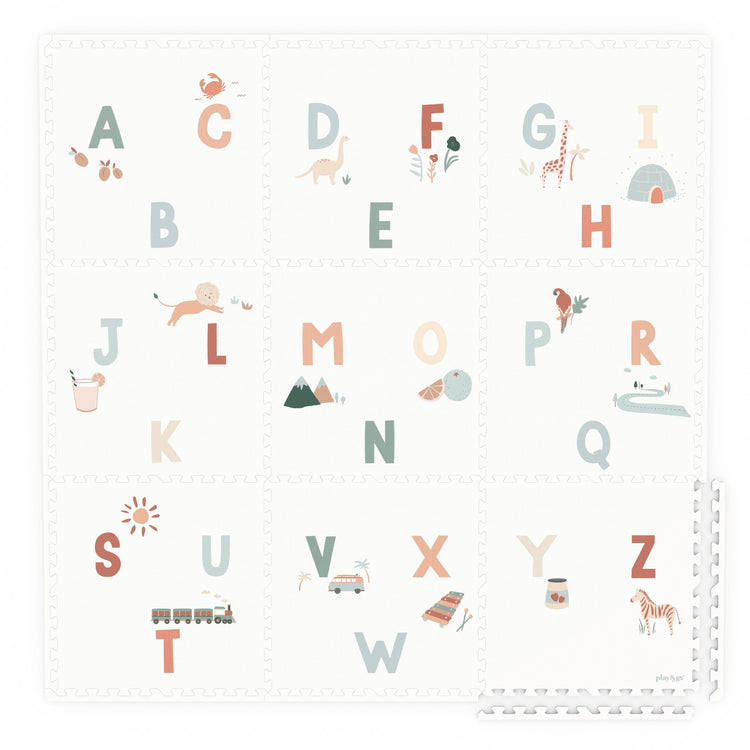 PLAY&GO. EEVAA playmat - puzzle - storage box - Alphabet