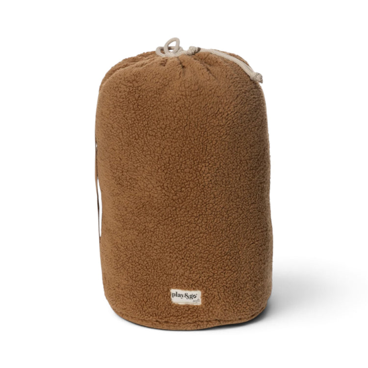 PLAY&GO. 3-in-1 baby playmat, storage bag & diaper bag. Brown teddy