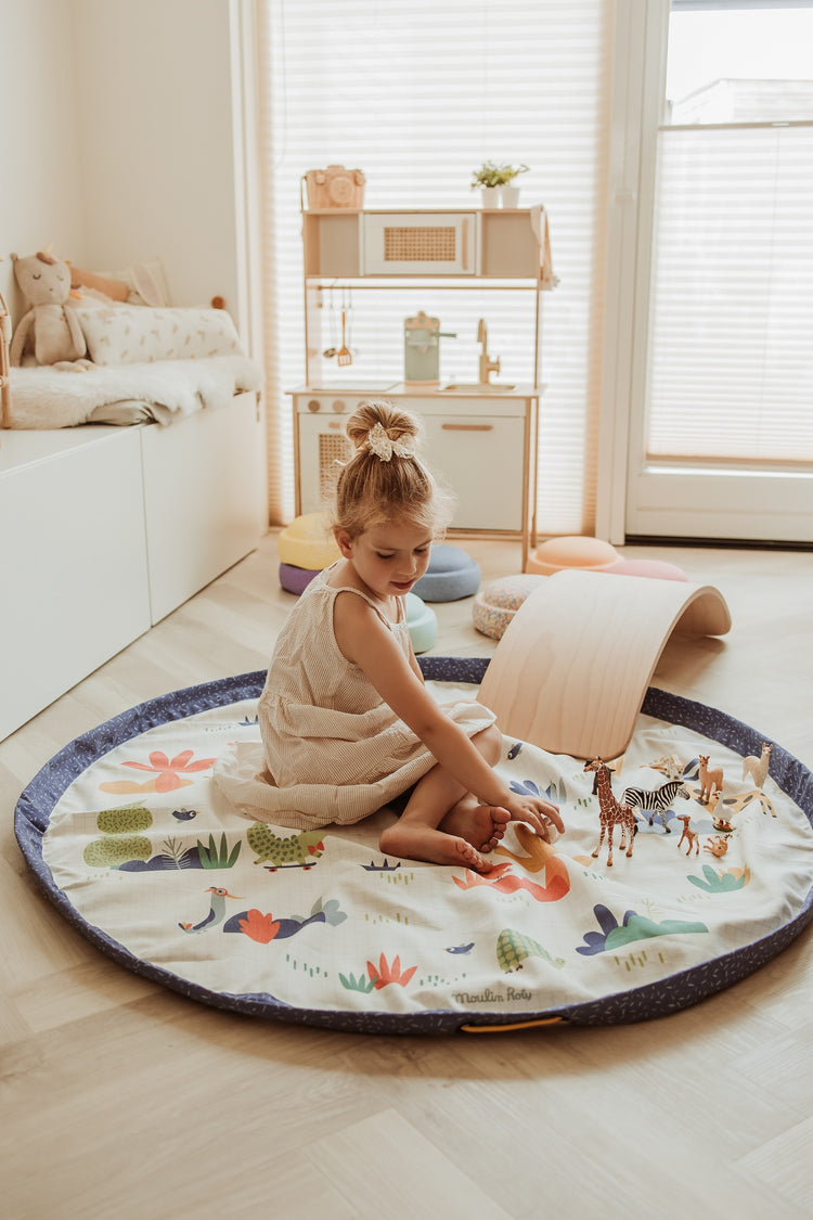 PLAY&GO. 2 in 1 storage bag and playmat. Toupities