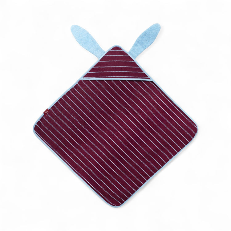 Quut. Μπουρνουζοπετσέτα κουνελάκι Burgundy 75x75