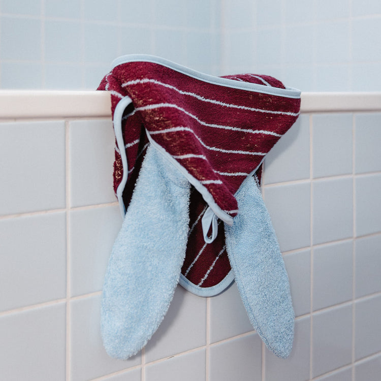 Quut. Μπουρνουζοπετσέτα κουνελάκι Burgundy 75x75
