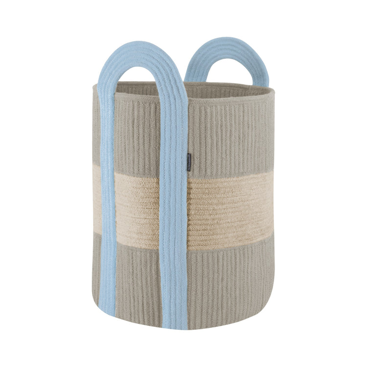REMEMBER. Basket Colombo grey - large