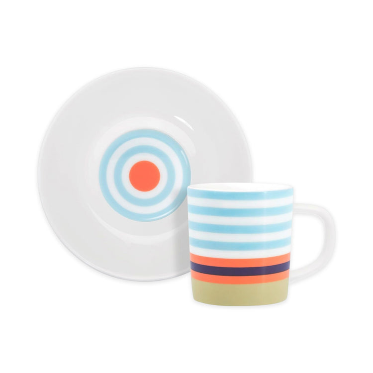 REMEMBER. Espresso cup + saucer Positano