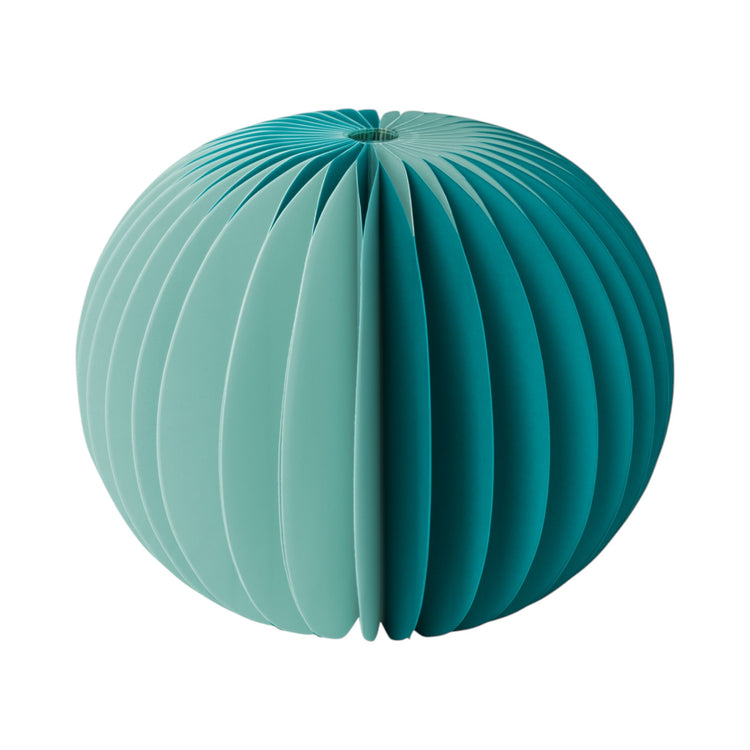 REMEMBER. Paper vase Yuki petrol