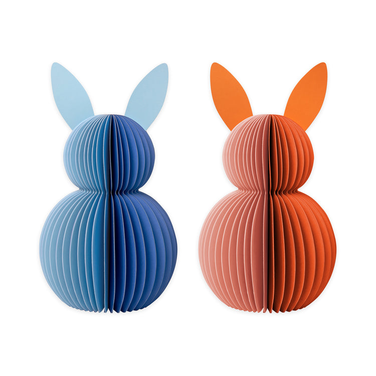 REMEMBER. Set of 2 paper bunnies Tulip