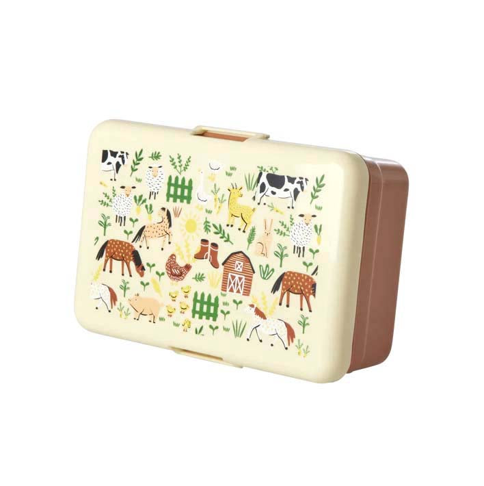 RICE. Lunchbox with Farm Print - Large