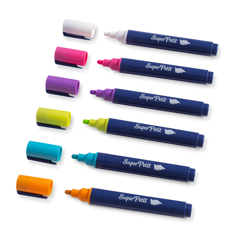 SUPER PETIT. Set of 6 extra large window & mirror markers