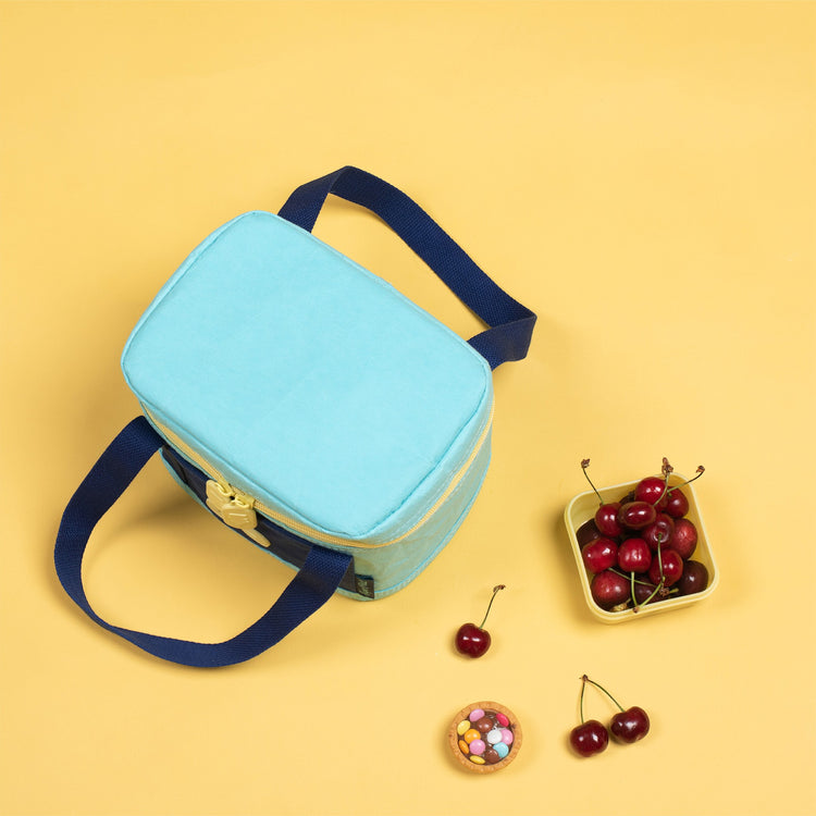 SUPER PETIT. Eco-friendly insulated lunch bag - azure