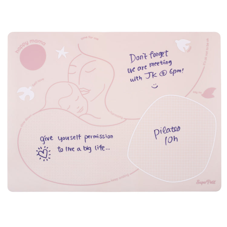 SUPER PETIT. Happy Mum graffity mat