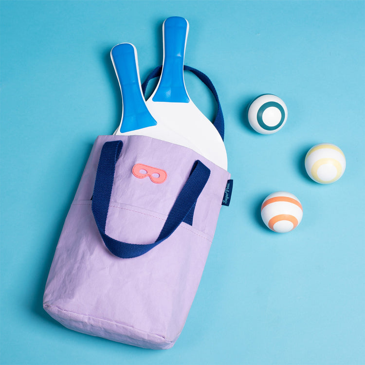 SUPER PETIT. Kids tote bag - lilac