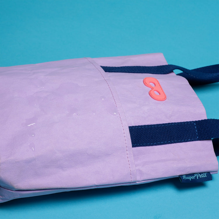 SUPER PETIT. Kids tote bag - lilac