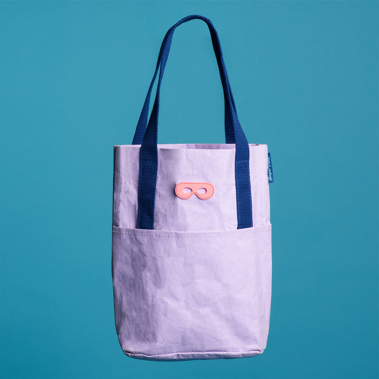 SUPER PETIT. Kids tote bag - lilac