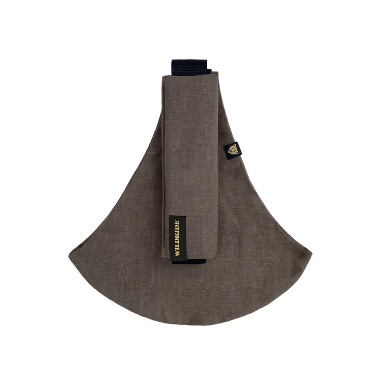 WILDRIDE. Toddler carrrier Brown linen