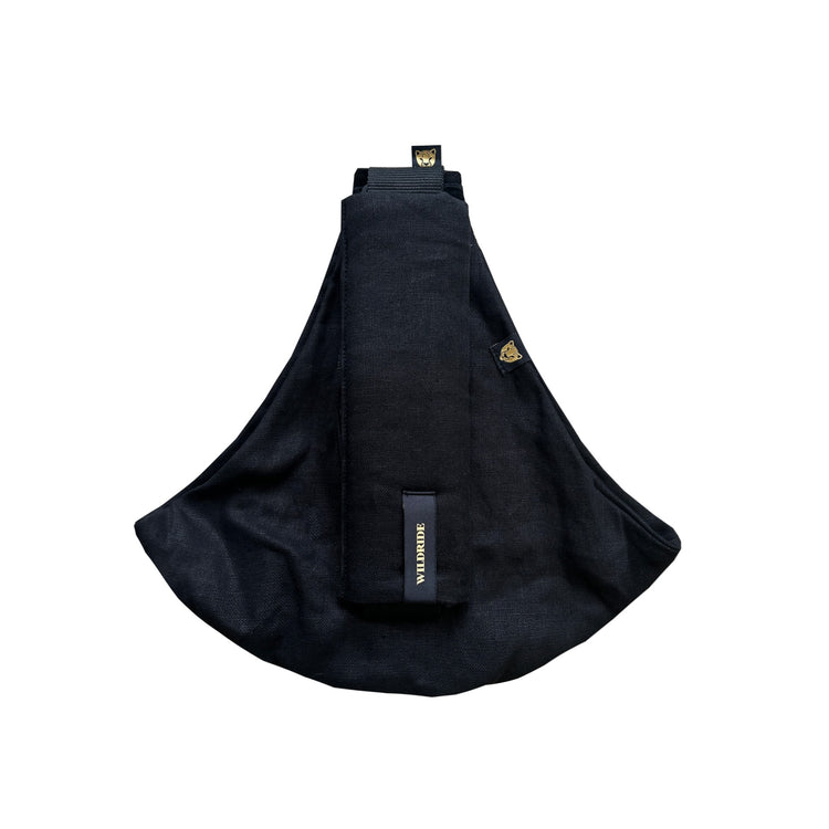 WILDRIDE. Toddler carrrier Black linen