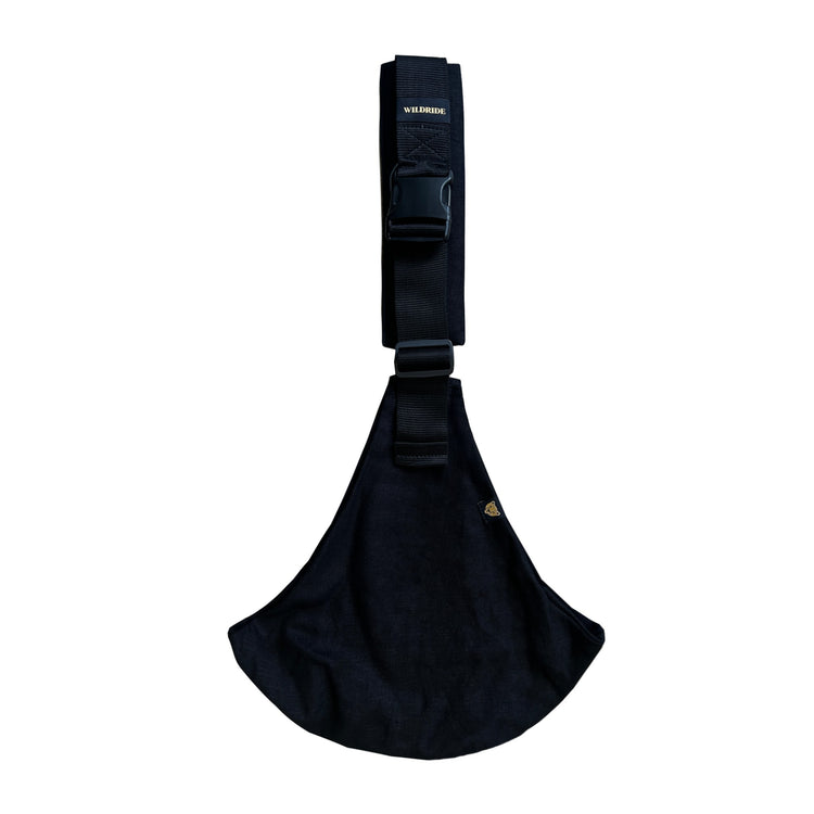 WILDRIDE. Toddler carrrier Black linen
