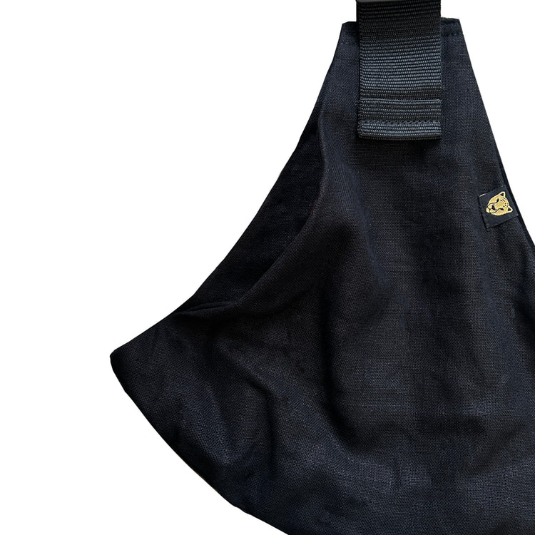 WILDRIDE. Toddler carrrier Black linen