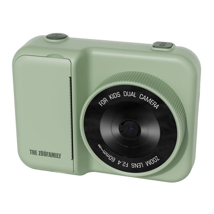 ZOO FAMILY. Zoo print camera Dino green