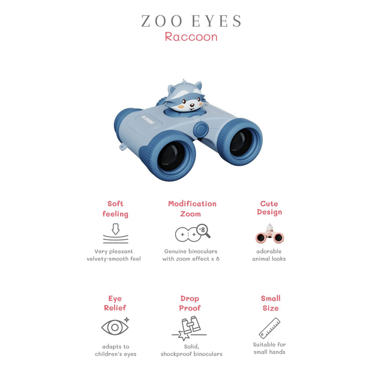 ZOO FAMILY. Κιάλια Zoo eyes Ρακούν