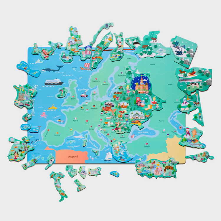 Cozykids - Magnetic puzzle Map Europe