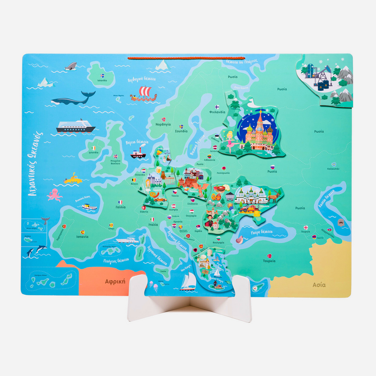 Cozykids - Magnetic puzzle Map Europe