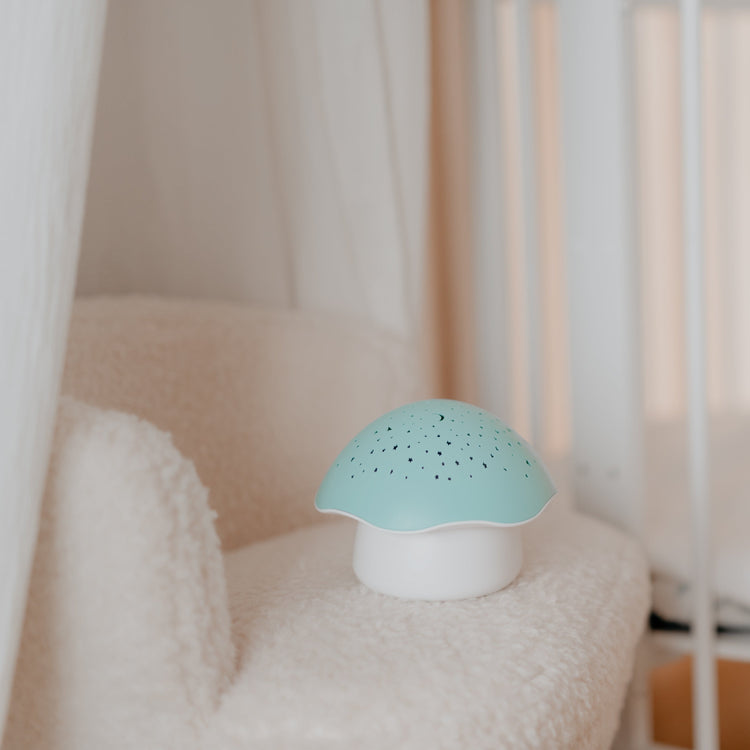Musical star projector Mushroom (light blue)