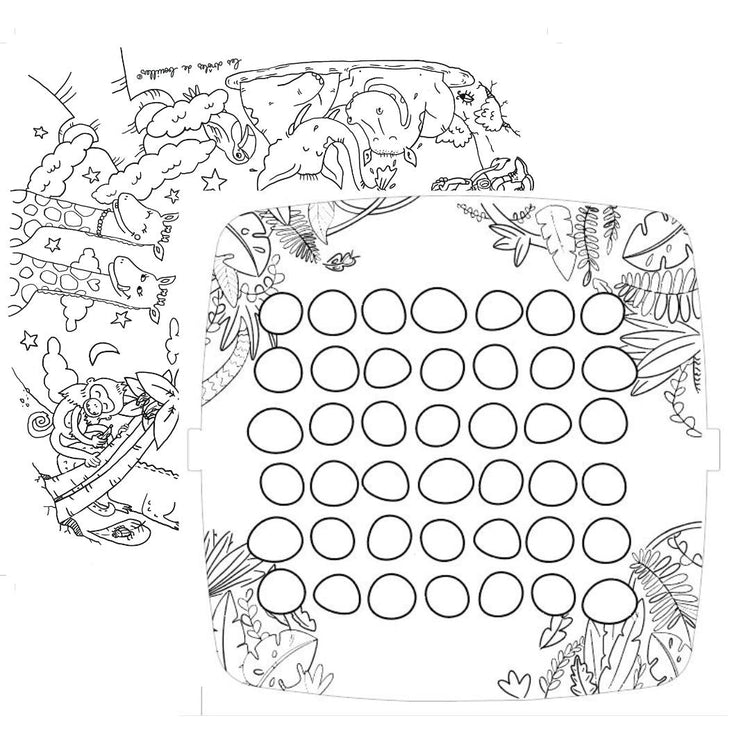 DB KIDS. Table top Refill Coloritable Safari