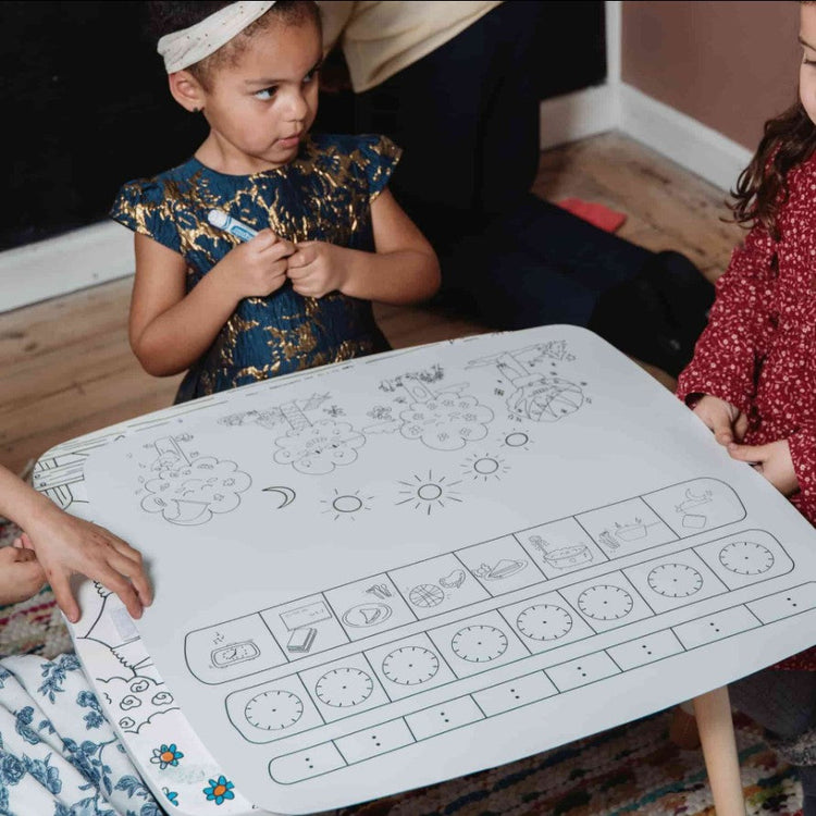 DB KIDS. Επιφάνεια χρωματισμού για τραπεζάκι Δάσος