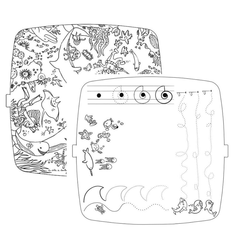 DB KIDS. Table top Refill Coloritable Ocean