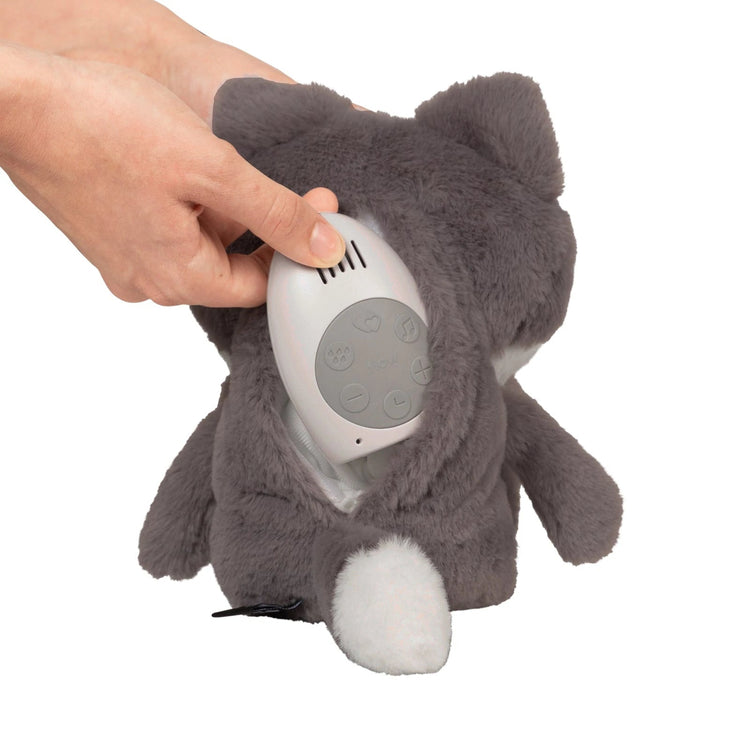 FLOW. Robin - Heartbeat comforter (grey)