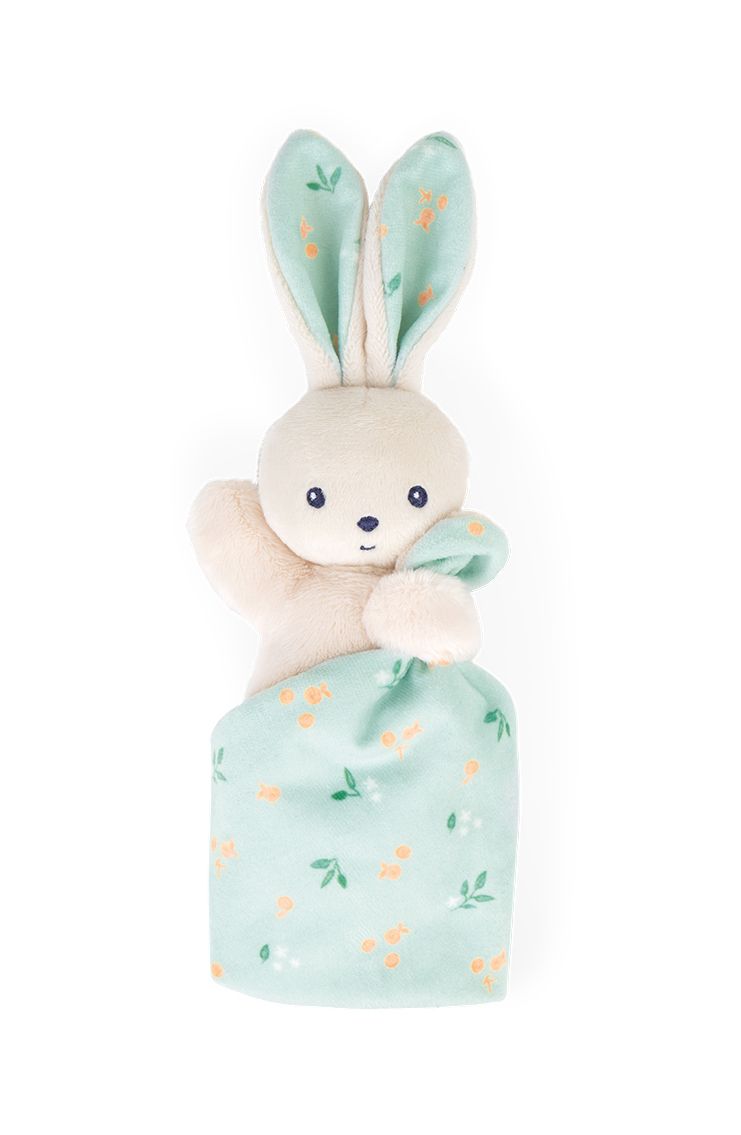 CARRE DOUCEUR. Doudou rabbit Citrus Bouquet 18cm
