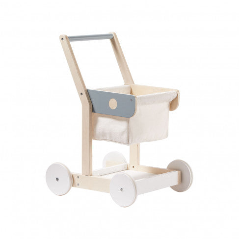 KIDS CONCEPT. Ξύλινο καρότσι για ψώνια