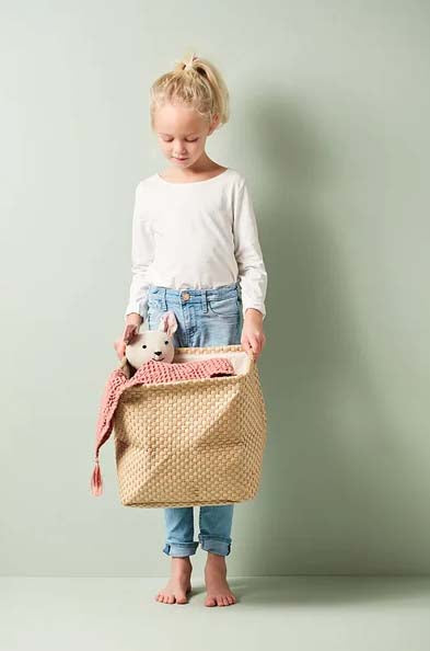 KIDS CONCEPT. Σετ 2 υφασμάτινα καλάθια αποθήκευσης