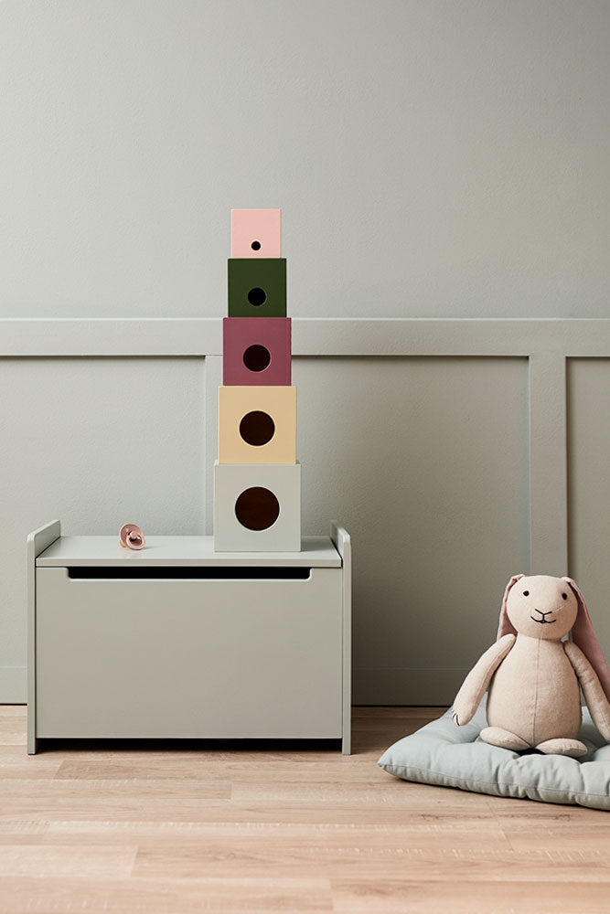 KIDS CONCEPT. Cubes wood 5 pcs EDVIN
