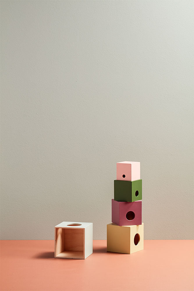 KIDS CONCEPT. Cubes wood 5 pcs EDVIN
